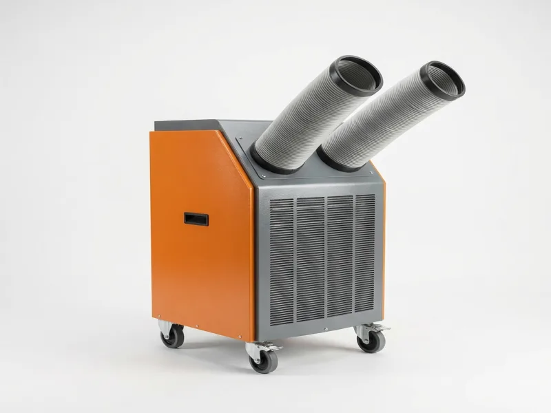 Spot cooler portátil 18.000 BTU com dutos direcionáveis para sala de servidor