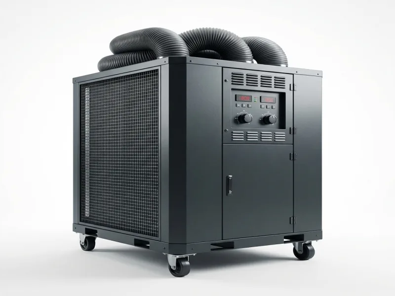 Ar-condicionado portátil industrial 120.000 BTU para pavilhões e grandes eventos