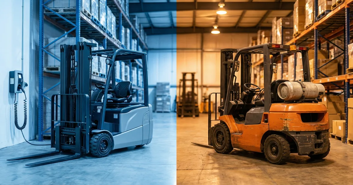 Empilhadeira Elétrica vs. GLP: Vantagens e Desvantagens
