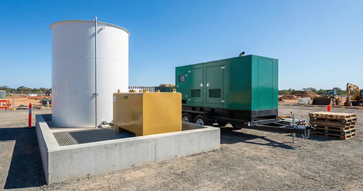 Tanque de Combustível e Água para Canteiro de Obras