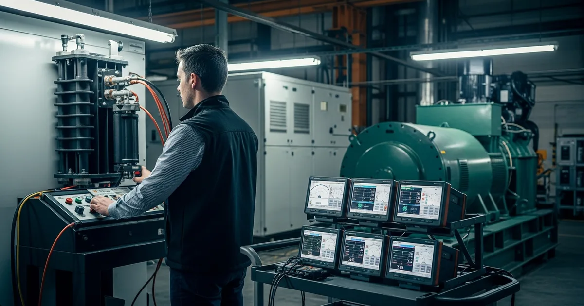 Banco de carga para teste de geradores — TEG Rental