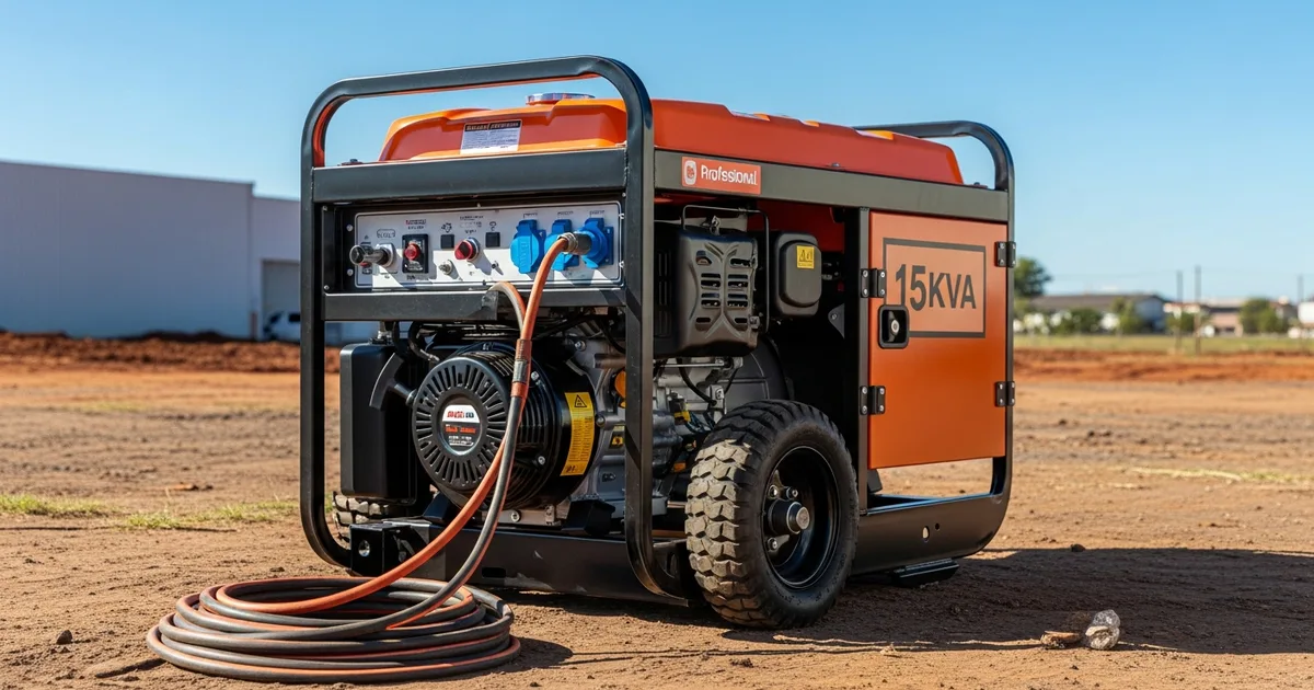 Geradores portáteis para locação — TEG Rental